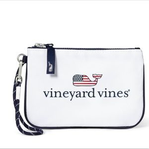 Vineyard Vines For Target Flag Whale Wristlet NWT